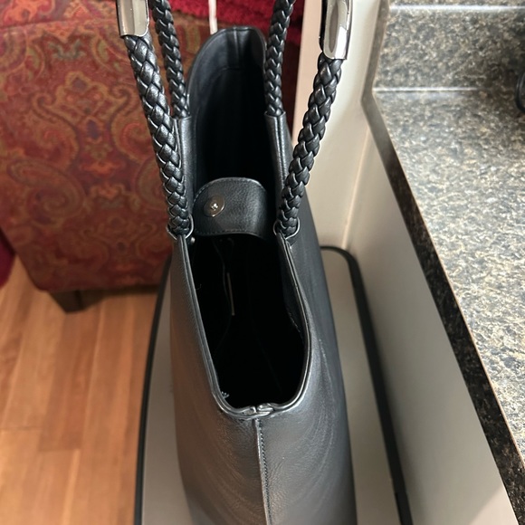 Vegan leather work tote NWOT - Picture 4 of 6